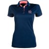 Tričko HKM Classic polo deep blue