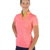 Tričko HKM Classic polo neon coral