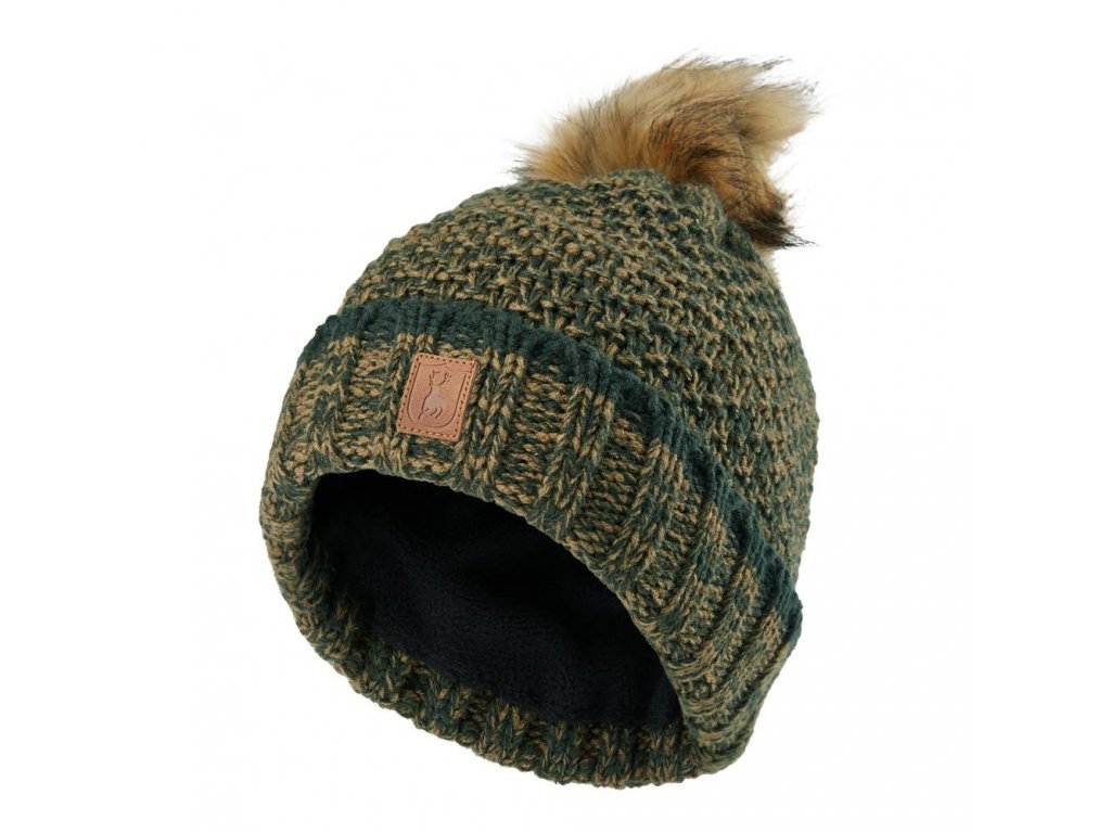 10441 deerhunter lady knitted hat damska pletena ciapka
