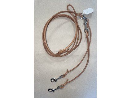 Kožené vodítko cez rameno, pre 2 psov