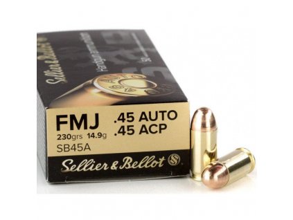 12925 45 acp s b fmj 230gr 14 9g