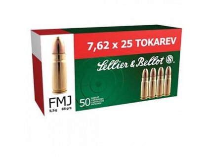 10762 7 62x25 tokarev s b fmj 85gr 5 5g