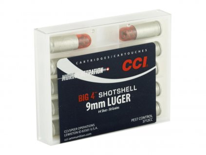 5674 9mm luger cci shotshell big 4 brokovy 3712cc