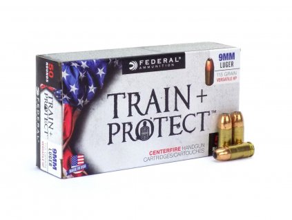 5689 9mm luger federal train protect 115gr 7 45g versatile hp