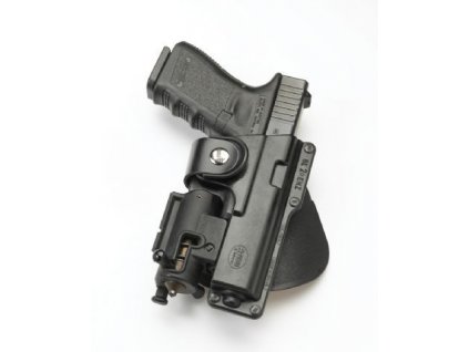 28242 em19 rt rotacne puzdro s padlom pre glock 19 s taktickym svetlom