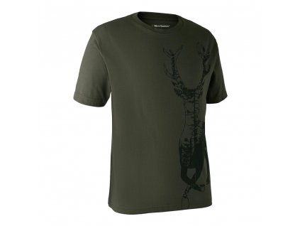 15010 deerhunter t shirt with deer polovnicke tricko