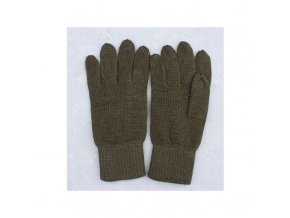 pletene 5 prstove rukavice zelené KaliberSP