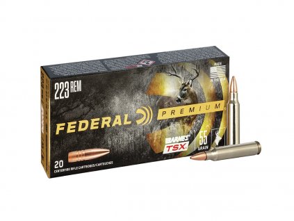 223Rem. Federal Premium Barnes TSX 55gr 3,56g P223S