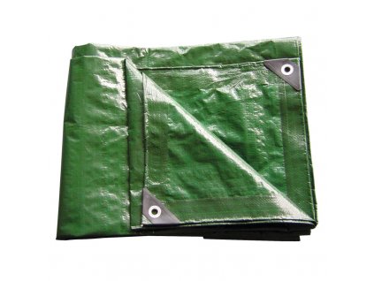 Nepremokavá plachta zakrývacia 6x10 m 140 g/m2, zelená