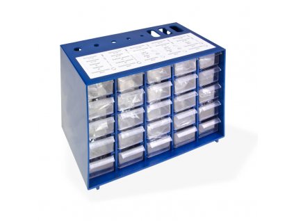 spojovaci material v sortimentovom boxe 1000 dielna sada