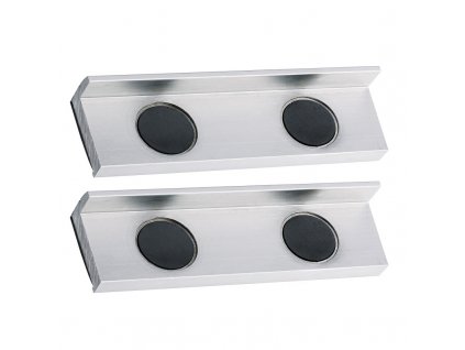 Alu čeľuste do zveráka pogumované 100 mm