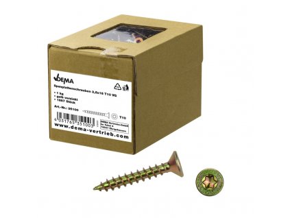 skrutky do drevotriesky plny zavit 35x16 t10 1 kg