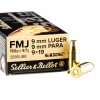 12754 9mm luger s b fmj subsonic 150gr 9 7g