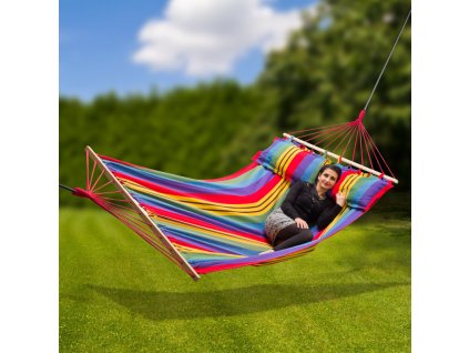 Závesná relaxačná sieť s vankúšmi La Paz