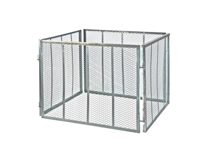 Kovový kompostér 108x108x81 cm