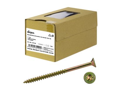 Skrutky do drevotriesky čiastočný závit 6x140/66 T30, 1 kg