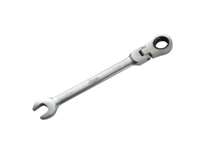 Račňový očko-vidlicový kľúč s kĺbom 11 mm