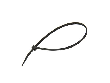 Viazacie sťahovacie pásky 2,5x150 mm, čierne, 100 ks