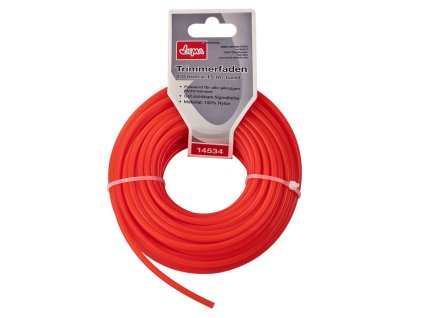 Vyžínacia struna 4,0 mm x 15 m, okrúhla