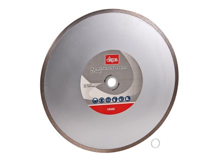 Diamantový rezný kotúč na stavebné materiály 400 / 25,4 / 4,8 mm