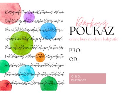 Pink Elegant Gift Voucher