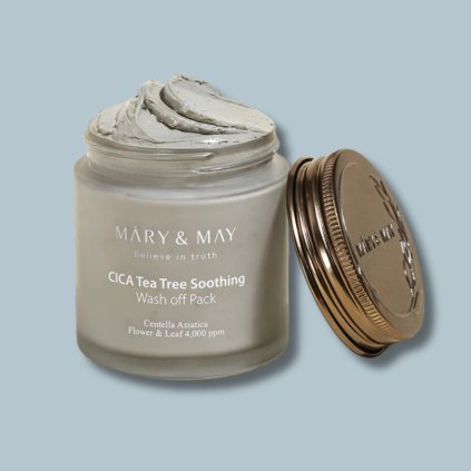 Mary & May Cica Tea Tree Soothing smývatelná maska (2)