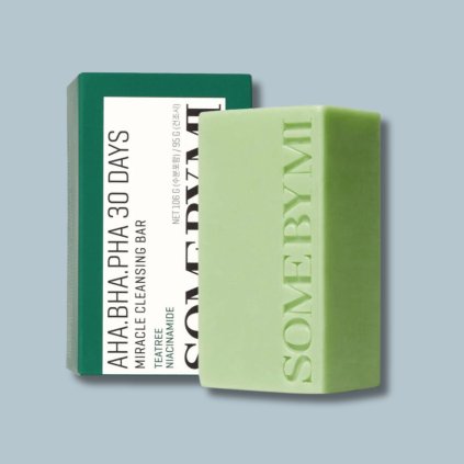 Some By Mi AHA BHA PHA 30 Days Miracle Cleansing Bar Čisticí mýdlo na obličej s AHA BHA PHA kyselinami 106 g (2)