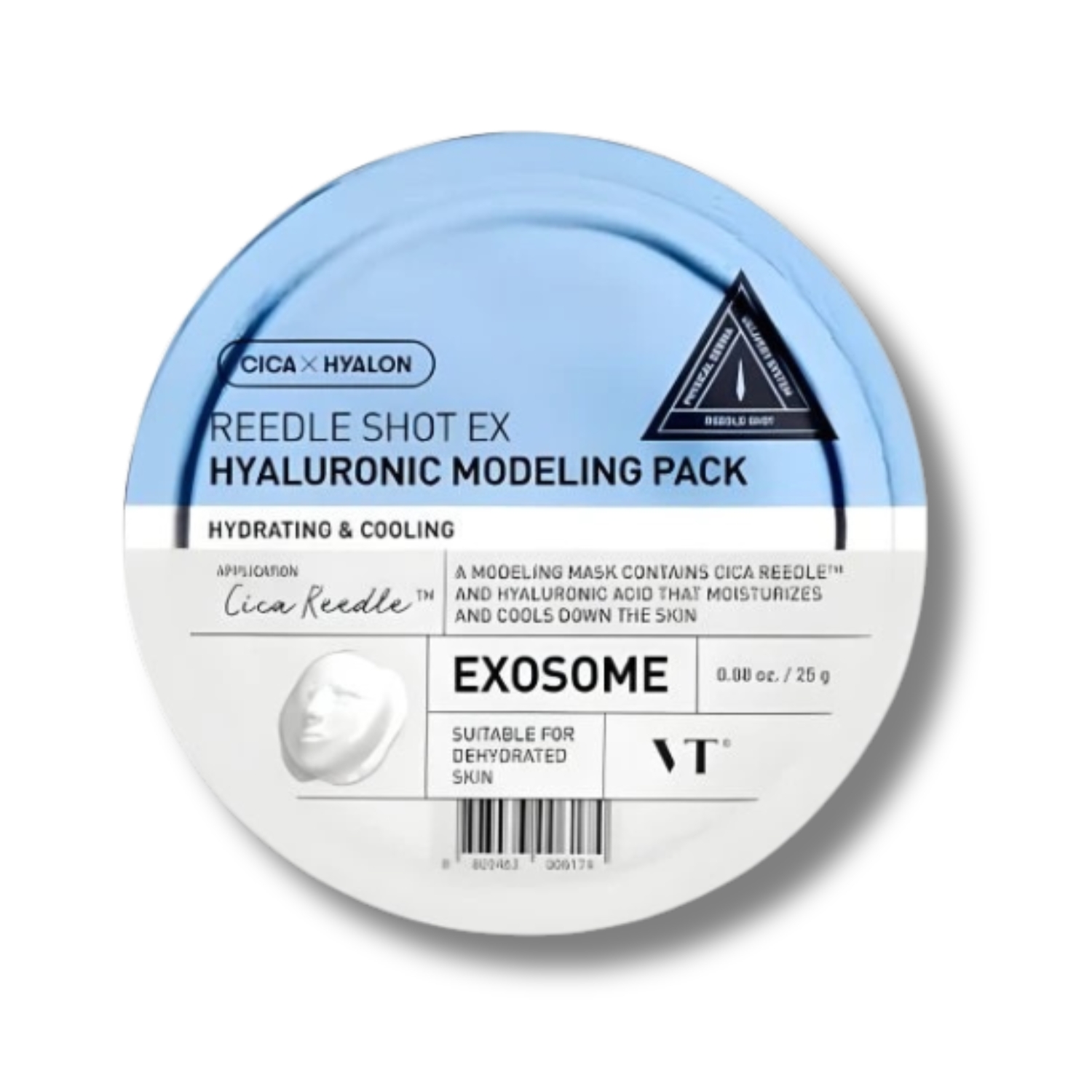 VT Reedle Shot EX Hyaluronic Modeling Pack – Hydratační modelingová maska s kyselinou hyaluronovou a mikrospikulami