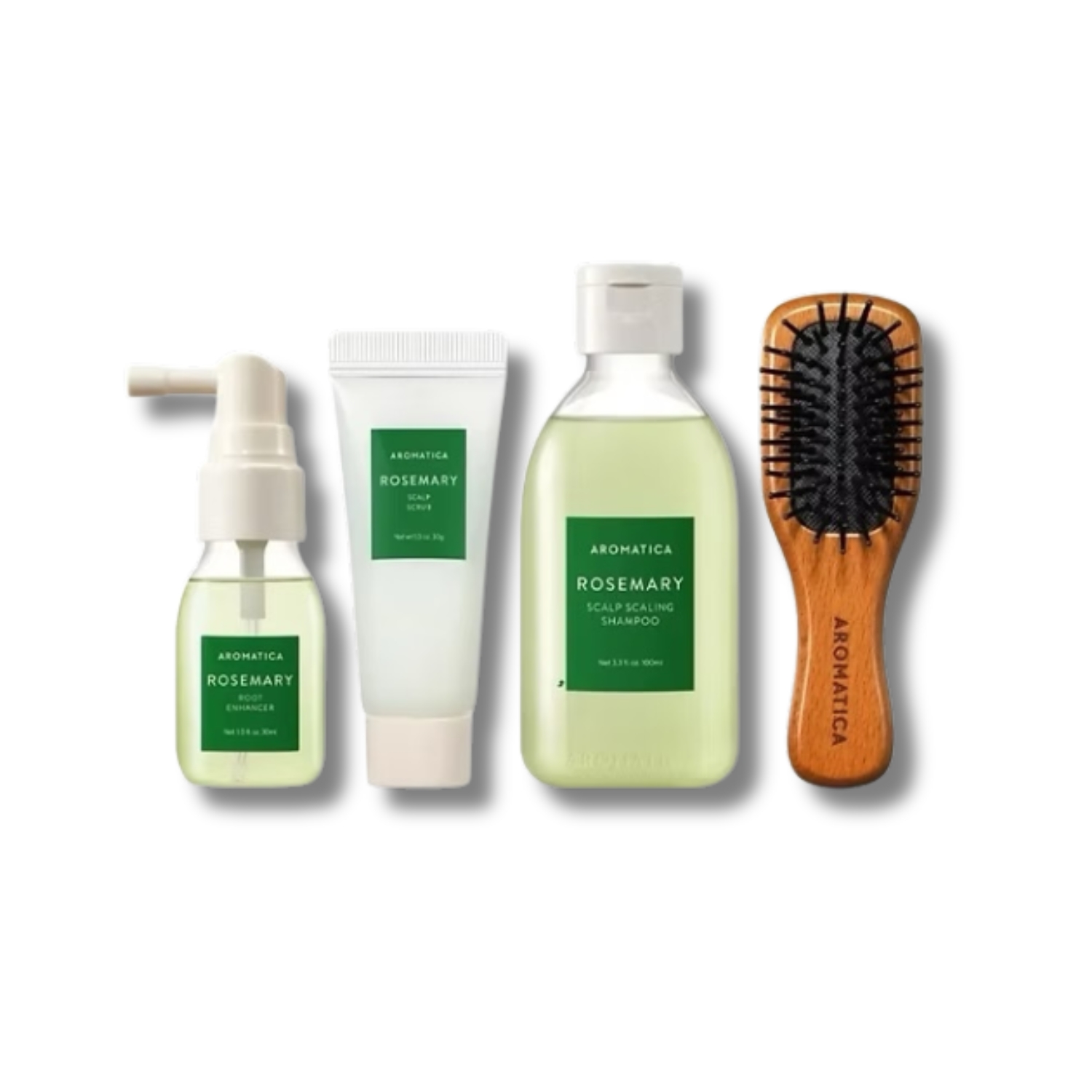 AROMATICA Rosemary Scalp Scaling Trial Kit – Cestovní sada pro zdravou pokožku hlavy