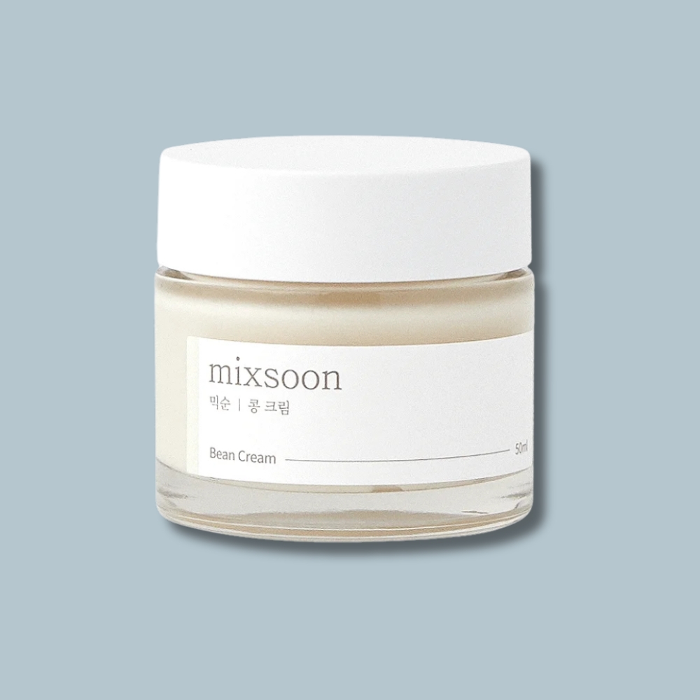 Mixsoon Bean Cream 50ml – hydratační krém s fermentovanými fazolemi pro obnovu kožní bariéry