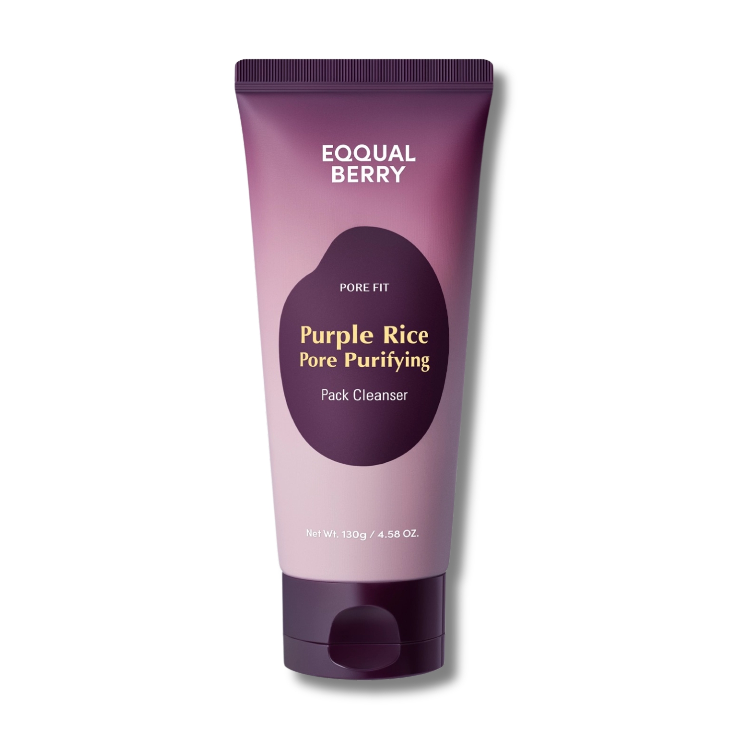 EQQUALBERRY Purple Rice Pore Purifying Pack Cleanser 130 g