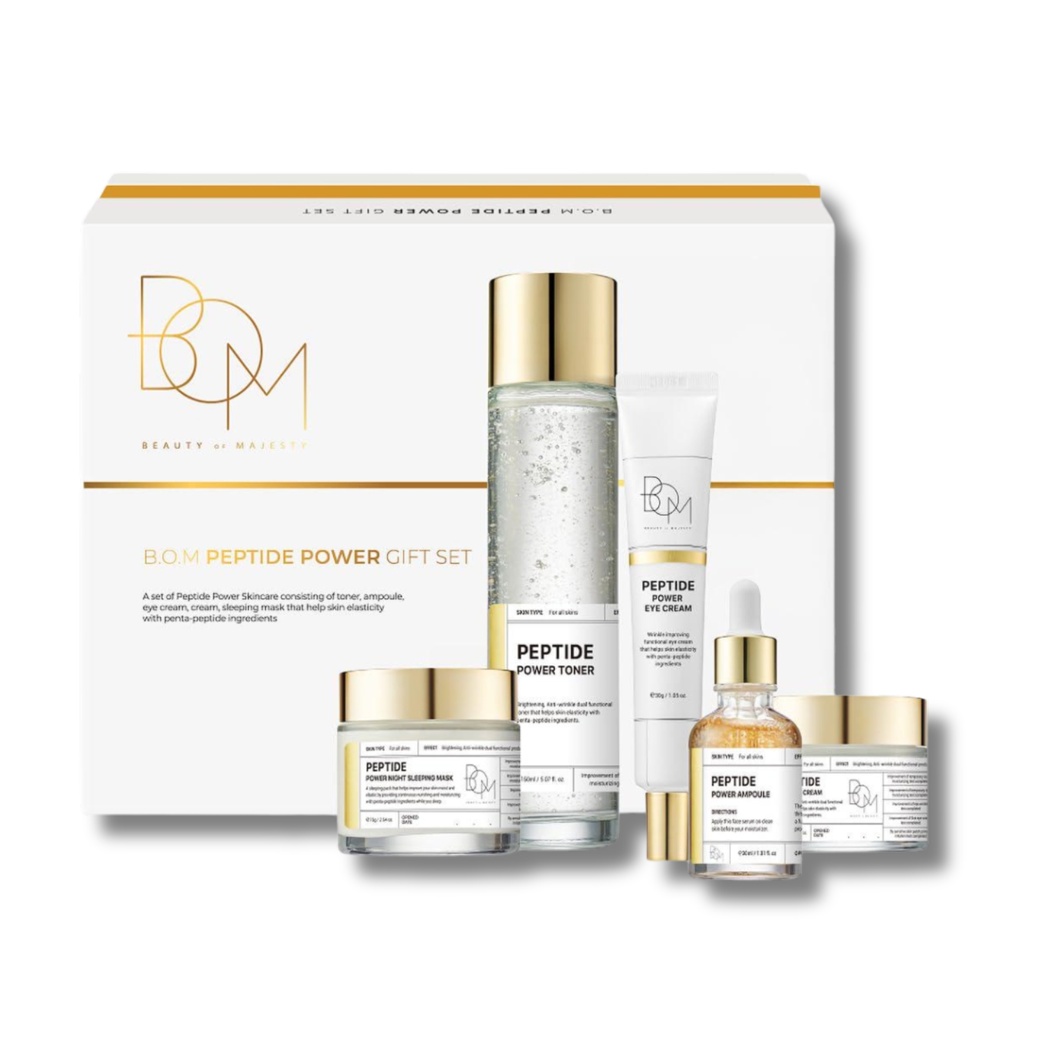 B.O.M. Peptide Power Gift Set 5 kusů