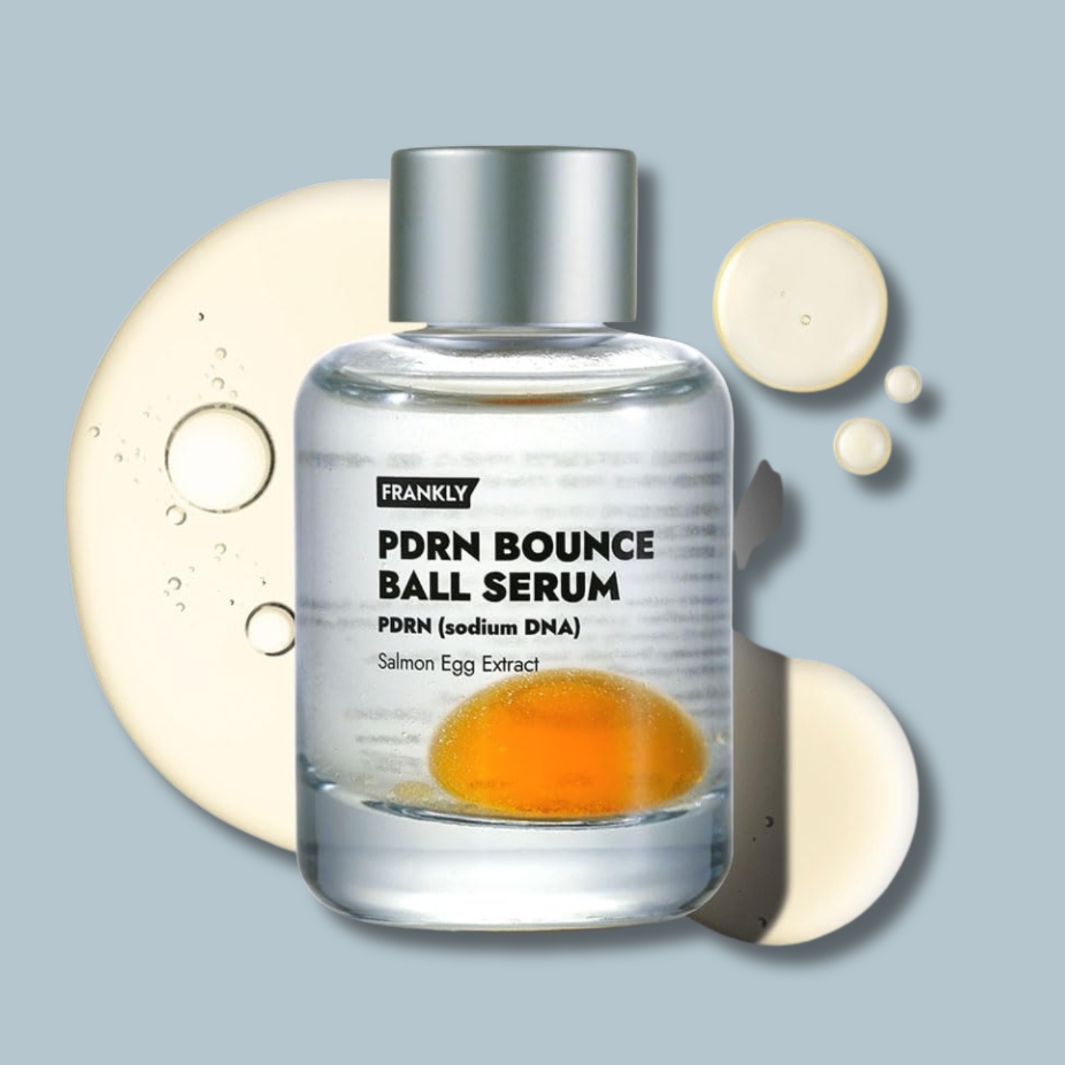 FRANKLY PDRN Bounce Ball Serum 30ml – dvoufázové sérum s PDRN kapslí pro obnovu a hydrataci pleti