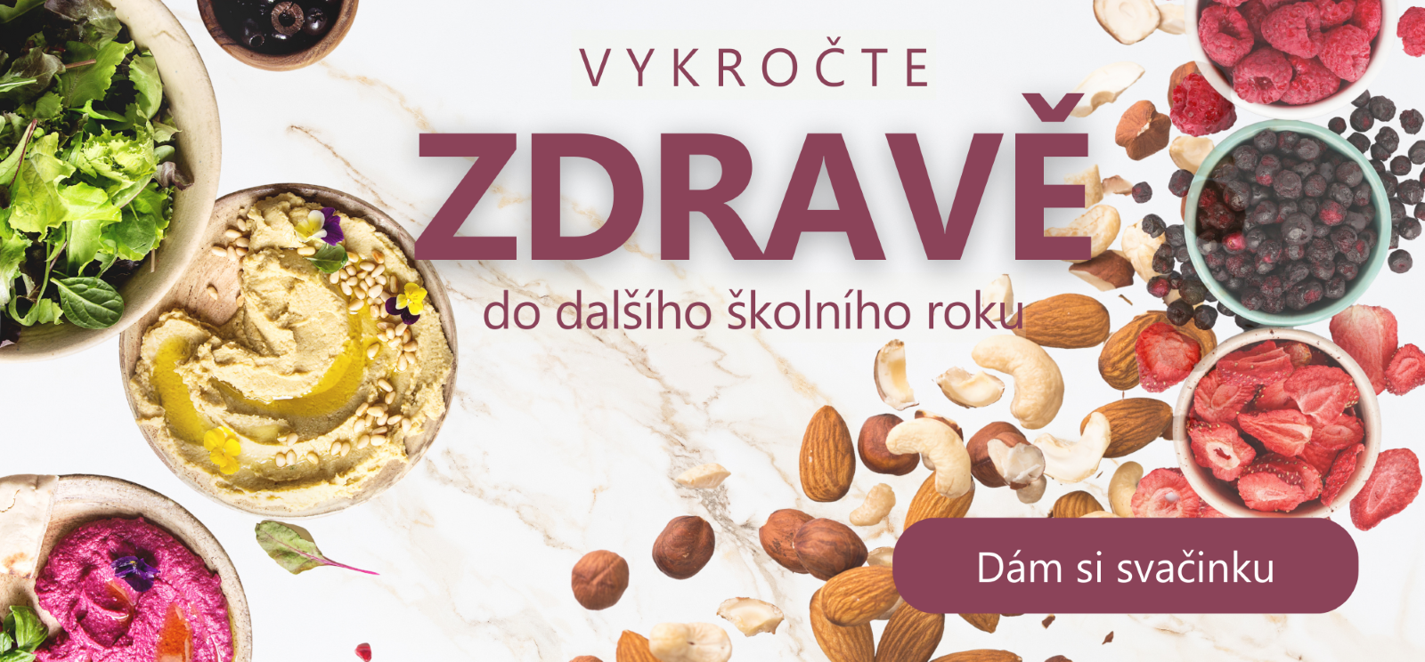 Zpátky do lavic – rychlé a chutné tipy na svačinky a snídaně