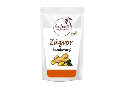 Kandovaný zázvor BIO 1 kg LES FRUITS DU PARADIS