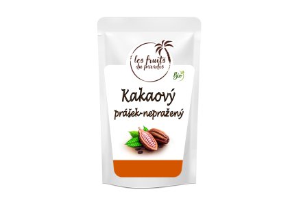Kakaový prášek nepražený BIO 500 g LES FRUITS DU PARADIS