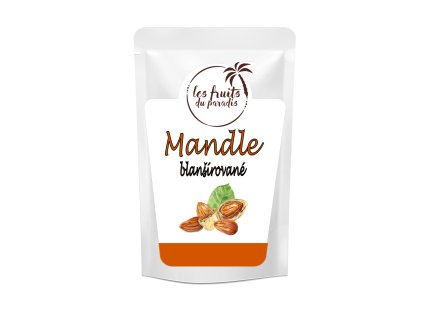 Mandle blanšírované 500 g LES FRUITS DU PARADIS