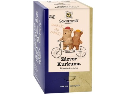 Zázvor kurkuma BIO porcovaný 32 g SONNENTOR
