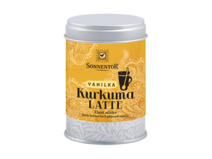 Kurkuma Latte-vanilka směs koření bio k přípravě nápoje BIO 60 g SONNENTOR