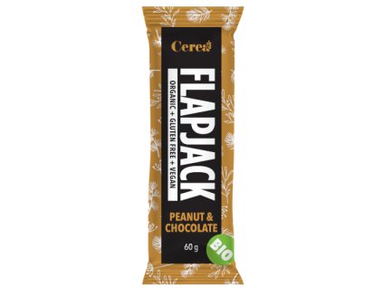 Flapjack BIO arašídy a čokoláda 60 g CEREA
