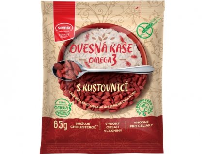 Ovesná kaše s kustovnicí bez lepku 65g, SEMIX 65 g SEMIX