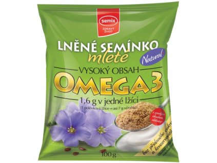 LNĚNÉ SEMÍNKO MLETÉ NATURAL 100 g SEMIX SEMIX