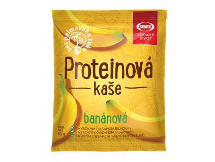 Proteinová kaše banánová 65g, SEMIX 65 g SEMIX
