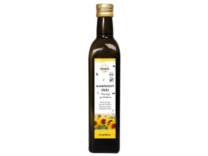 Slunečnicový olej lisovaný za studena BIO 500 ml PROBIO