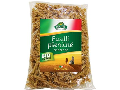 Fusilli pšeničné celozrnné BIO 500 g PROBIO