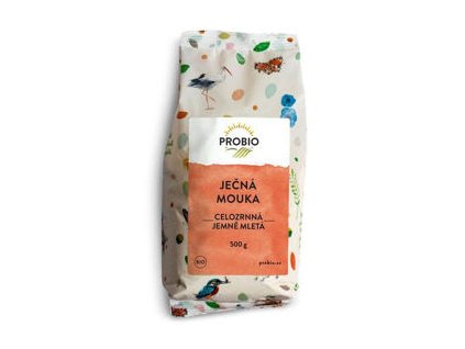 Ječná mouka celozrnná BIO 500 g PROBIO