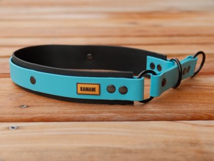 polostahovíí obojek s páskem biothane 38 mm
