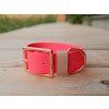biothane 38 mm obojek růžový běžový I rose gold