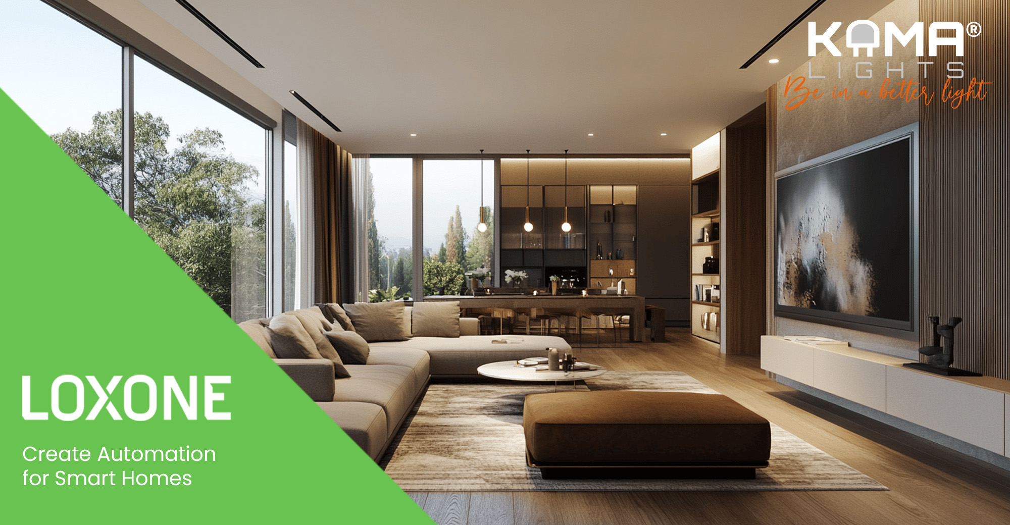 Kama Lights® and Loxone: The Perfect Combination for a Smart Home