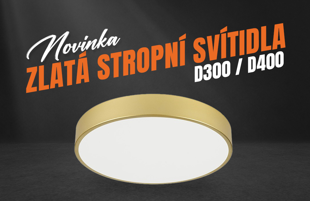 Gold ceiling lights - mobil